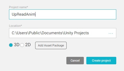 Настройка нашего проекта Unity3d