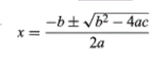 квадратичная формула